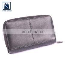 Factory Direct Sale 2022 Exclusive Range Modern Design Nickle Fitting Genuine Leather Women Wallet for Wholesale Purchase thumbnail-3