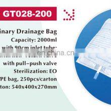 Economic Urine Bag High Quality Pvc Material Medical Disposable 2000ml Urine Collection Bag thumbnail-3