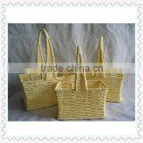 Wholesale Rectangle Natural Weaving Decorative Storage Paper Rope Basket With Handle thumbnail-1