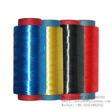 Spun Polyester Yarn Dyed Blue White Recycled Polyester Yarn Colored Wholesale 30d/70d/80d 12f/24f/36f thumbnail-2