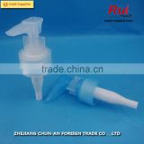 plastic lotion pump with lock,soap shampoo pump with clip for cosmetic