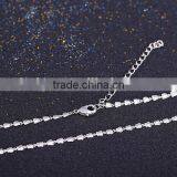 Simple Design Fashion Jewelry Rhodium Plated Cheap Chain Necklace thumbnail-4