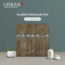 Luxury Hotel Golded 600X600mm Ceramic Non Slip Glazed Rustic Porcelain Floor Wall Tile thumbnail-5