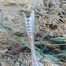 Malha de cabo de arame de aço inoxidável de alta resistência 304 316 trançado à mão com bainha para cerca de jardim/ gaiola de pássaros thumbnail-4