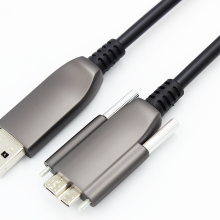 USB3.2 Gen2 AOC-Active Optical Cable-AM to Micro B,10Gbps,15m