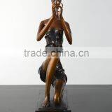 Patented Home Decoration Bronze Figure Statue Abstract Sculpture Female Figure Sculpture thumbnail-3