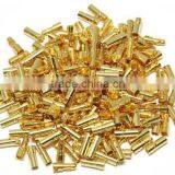 Gold Tone Metal Banana Plug Male Female Banana Bullet Connector thumbnail-3