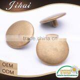 Hot Selling Stock Antique Brass Fasterners Metal Custom Snap Button
