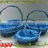 Easter Basket Wholesale,valentine's Day Basket,valentine Gift Basket,set of 3 Split Willow & Wood Chip Basket thumbnail-1