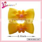 Classical Design Grosgrain Ribbon Elastic Hair Band Wholesale Elastic Hair Bow (XH12-2107) thumbnail-4