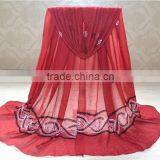 Wholesale Embroidery Design Fashion Ladies Cotton Scarf Shawl thumbnail-6