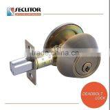 Satin Stainless Steel Single Cylinder Deadbolt thumbnail-5