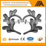 AJFP-02 weather-resistance cast iron decorative flowers and leaves