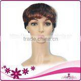 Cheap Fashion Synthetic Hair Wigs Short Hair Machine Made Wig thumbnail-1