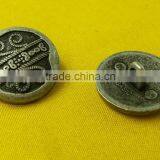 20mm High Quality Anti-silver NF Color Metal Shank Button -- MJ1543 thumbnail-4