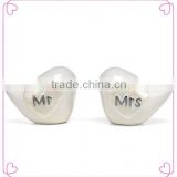 Porcelain Mr and Mrs Love Bird Cake Toppers