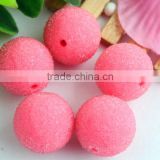 Wow! Valentine's Day 20mm chunky bayberry glass seed resin rhinestone gumball acrylic chunky beads for DIY necklaces making!