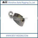 ZINC PLATED 58.5mm SINGLE WHEEL PULLEY thumbnail-4