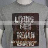 Mans Casual Style Silkscreen Printing 100% Cotton O-neck T-shirt thumbnail-2