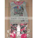 Kids Loungewear Baby Pajamas Long Sleeve Children Sleepwear Monster High Emb Sleeping Wear thumbnail-4