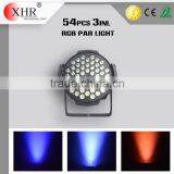 XHR 54pcs 3W 3in1 LED Par Light,Party Wedding LED Supply DJ Wash Par Light