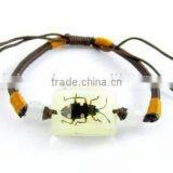 New Trendy India Style Wax String Bracelet With Resin Animal Charm thumbnail-6