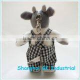 High Quality Plush Cow Keychain thumbnail-3