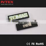 Digital Blue Rechargeable Battery Backup Mini LED Display / LED Name Badge / LED Name Card thumbnail-4