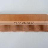 Natural wooden hair comb with wide teeth tangle wooden hair comb