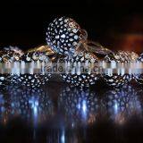Xmas 10LED Mini Metal Ball Light Chain thumbnail-1