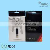 2015 Newest Design Key Chain Ring USB Charger Data Sync Adapter Cable for Iphone 5/5s/6/6plus, Ipod Quality Choice