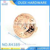 2016 Rose Gold Metal Badge Bag Hardware Painting Logo Plate for Leather Metal Logo Label thumbnail-2