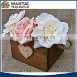 2016 Hot Selling Wedding Centerpiece Rustic Planter Boxes Wedding Decoration Table settings Flower Box