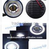 30W 4.5 Inch Cre-e DRL Led Harley Motorcycle Fog Light Kit Driving Lamp With Angle Eyes for Harley Davidso-n thumbnail-1