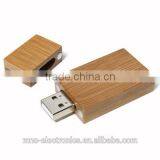 Rectangle Style 4GB, 8GB, 16GB Capacity Customized Laser Engraving Logo Wooden Usb Flash Drives With Metal Box Supplier's Choice