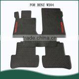 No Skid Design 5pcs Black Rubber Car Floor Mat for Mercedes Benz W204 Cars