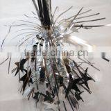 40cm High PET Silver Five-pointed Star Tree National Day Centerpiece Decoration