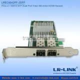 LREC9042PF-2SFP PCIe x1 100FX Dual SFP Port Fiber NIC (Intel 82580 Based) Unique Modle in the World thumbnail-2