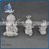 Popular Flat Shape Ceramic Western Angels Figurines With Star thumbnail-6