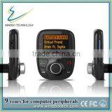 2016 Hot Sale! Wireless In-Car Bluetooth FM Transmitter With 2-Port USB Car Charging Hands-Free Calling MP3 Player thumbnail-4