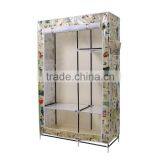 Easy Non-woven Fabirc The New Modern Bedroom Wardrobe Designs thumbnail-3