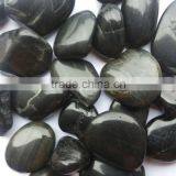 Polished Black Natural Peppble Stone thumbnail-1