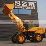 Chinese Cheap 3t Wheel Loader With Wood Fork and Grass Fork thumbnail-3