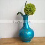 High Quality Home Decor Ceramic Green Vase thumbnail-1