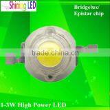 2.8-3.6V 120-130LM Epistar High Power LED 1W 35mil Natural