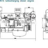 TOP QUALITY ! Weichai WD615/WD618 Marine Diesel Engine, 6 Cylinder 4 Stroke, for Sale in Weifang thumbnail-2