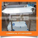 Commercial Kitchen Stainless Steel Corner Table thumbnail-5
