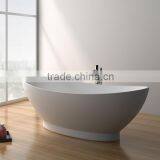 Resin Stone Japanese Soaking Tub Round Bathtub for Bathroom Furniture,freestanding Solid Surface Bathtub thumbnail-2