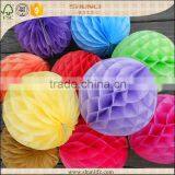 Baby shower decoration Mixed colors tissue paper honeycomb lantern decorations