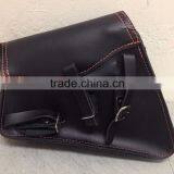Simple Style Classic Black Motorcycle Motorbike Leather Saddle Bags Side Bags thumbnail-2